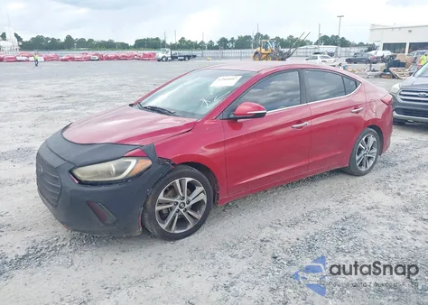 2017 Hyundai Elantra Limited z USA, uszkodzony, nr VIN KMHD84LF1HU263700